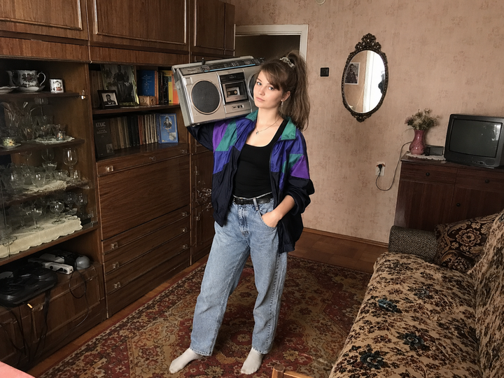 любительское фото, 90-е